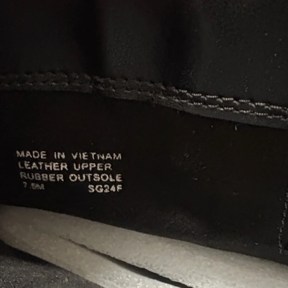 Michael Kors Black Leather Combat Boots - Picture 10 of 13